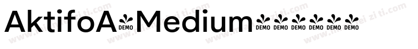 AktifoA-Medium字体转换