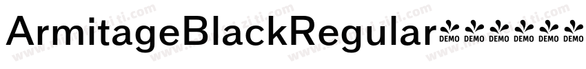 ArmitageBlackRegular字体转换