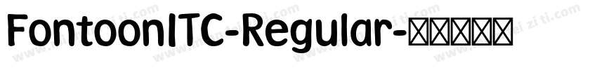 FontoonITC-Regular字体转换