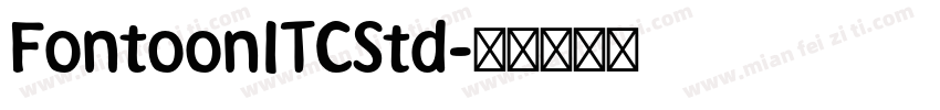 FontoonITCStd字体转换