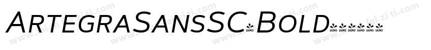 ArtegraSansSC-Bold字体转换