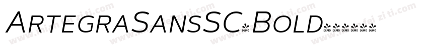 ArtegraSansSC-Bold字体转换