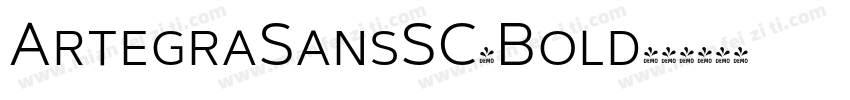 ArtegraSansSC-Bold字体转换