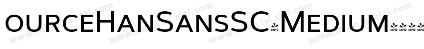 ourceHanSansSC-Medium字体转换