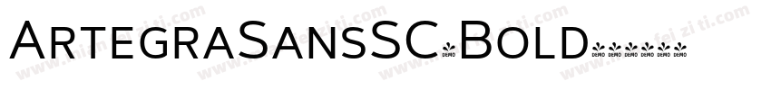 ArtegraSansSC-Bold字体转换
