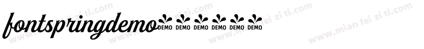 fontspringdemo字体转换