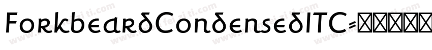 ForkbeardCondensedITC字体转换