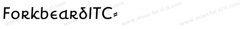 ForkbeardITC字体转换