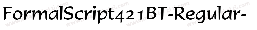FormalScript421BT-Regular字体转换