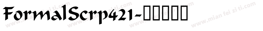 FormalScrp421字体转换