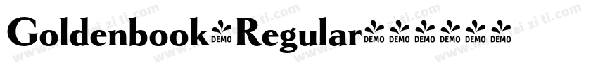 Goldenbook-Regular字体转换