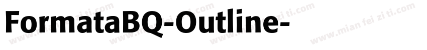 FormataBQ-Outline字体转换