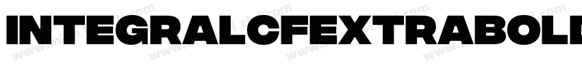 IntegralCFExtraBoldR字体转换