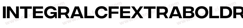 IntegralCFExtraBoldR字体转换