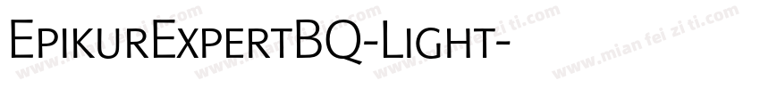 EpikurExpertBQ-Light字体转换