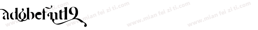 AdobeFnt19字体转换