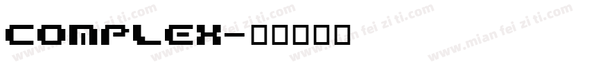 Complex字体转换