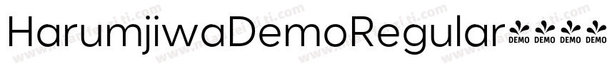 HarumjiwaDemoRegular字体转换