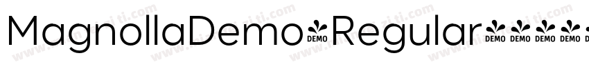 MagnollaDemo-Regular字体转换