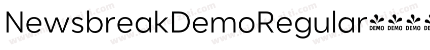 NewsbreakDemoRegular字体转换