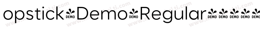 opstick-Demo-Regular字体转换