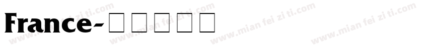 France字体转换