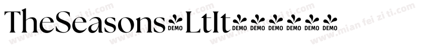 TheSeasons-LtIt字体转换