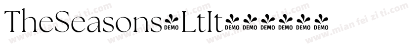 TheSeasons-LtIt字体转换