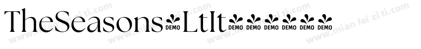 TheSeasons-LtIt字体转换