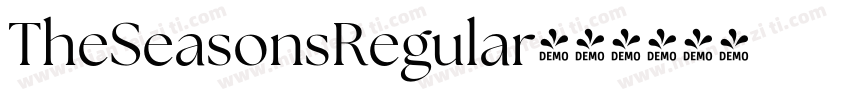 TheSeasonsRegular字体转换