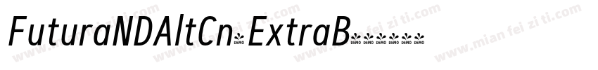 FuturaNDAltCn-ExtraB字体转换