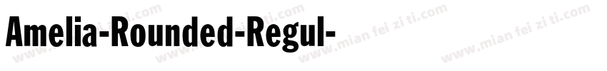 Amelia-Rounded-Regul字体转换