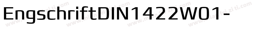 EngschriftDIN1422W01字体转换