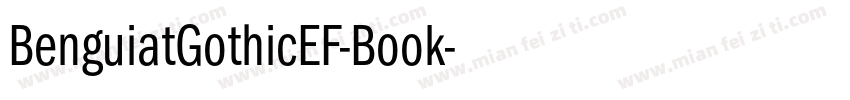 BenguiatGothicEF-Book字体转换