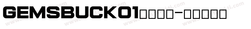 Gemsbuck01字体下载字体转换