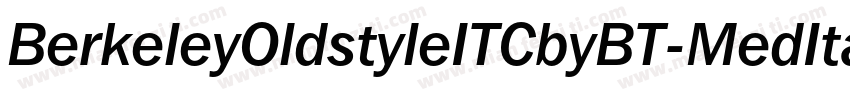 BerkeleyOldstyleITCbyBT-MedItal字体转换