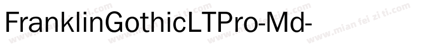 FranklinGothicLTPro-Md字体转换
