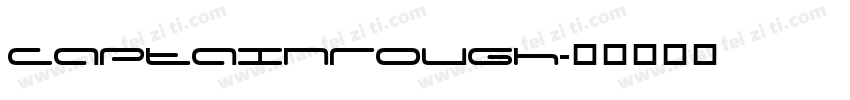 CaptainRough字体转换