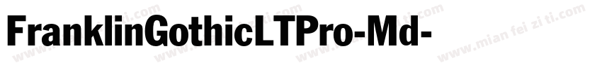 FranklinGothicLTPro-Md字体转换