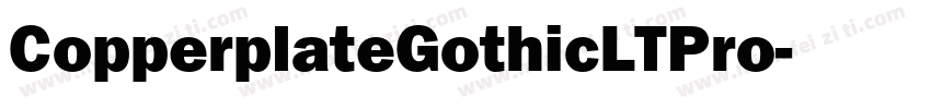 CopperplateGothicLTPro字体转换