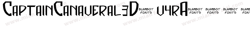 CaptainCanaveral3D-v4rA字体转换