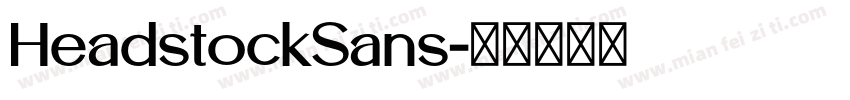 HeadstockSans字体转换