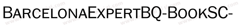 BarcelonaExpertBQ-BookSC字体转换