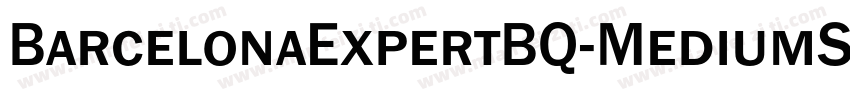 BarcelonaExpertBQ-MediumSC字体转换
