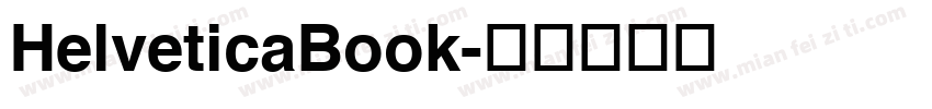 HelveticaBook字体转换
