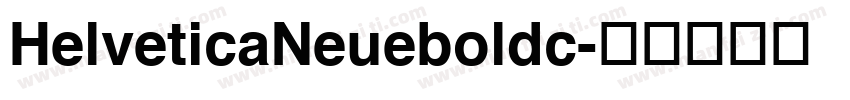 HelveticaNeueboldc字体转换