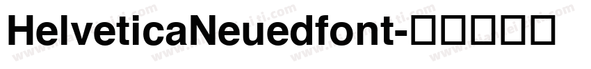 HelveticaNeuedfont字体转换