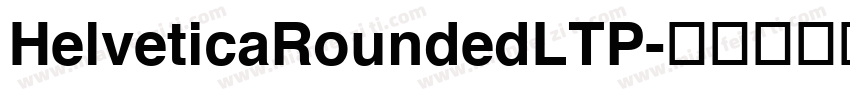 HelveticaRoundedLTP字体转换
