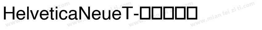 HelveticaNeueT字体转换