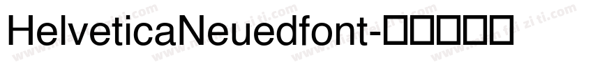 HelveticaNeuedfont字体转换